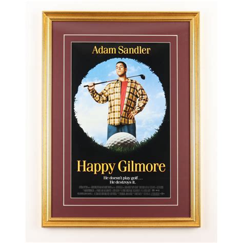 "Happy Gilmore" Custom Framed Vintage Movie Poster | Pristine Auction