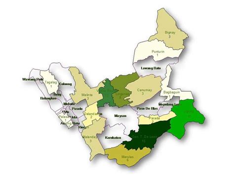 Valenzuela Barangay Map