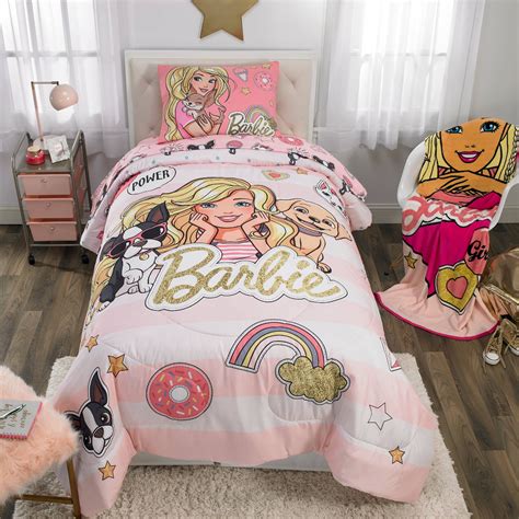 Mattel Barbie Kids Bedding Bed in a Bag Set, BFF Crew - Walmart.com - Walmart.com