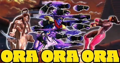 Why so many fighting games use that 'ora ora ora' sound