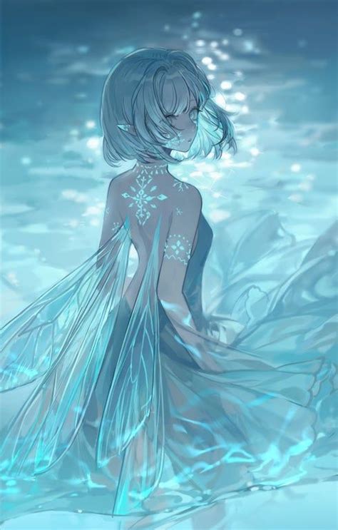 Water Spirit [Original] | Anime art fantasy, Anime art beautiful, Anime ...