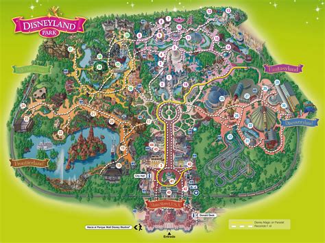 Plan gratis de Disneyland Paris PDF a descargar