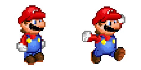 Super Mario Pixel Animated Cursor - Sweezy Custom Cursors