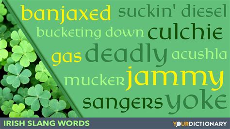 70+ Irish Slang Words and Phrases That Are Great Craic | YourDictionary