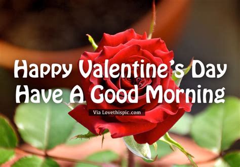 Happy Valentine's Day, Have A Good Morning Pictures, Photos, and Images ...