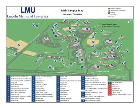 Duke University Campus Map Printable