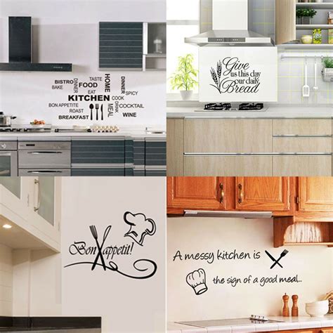 Vinyl Kitchen Wall Decal Rules Room Decor Art Quote Stickers Removable Mural DIY - Glass ...