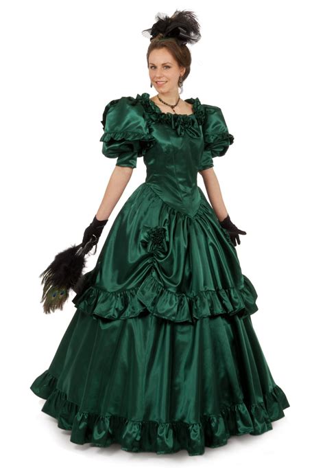 Magnolia Victorian Satin Ball Gown | Ball gowns, Vintage gowns, Historical dresses