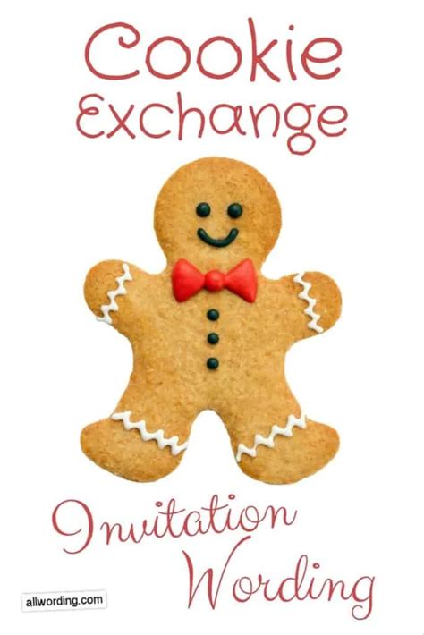 Cookie Exchange Invitation Wording: A Few Sweet Ideas » AllWording.com