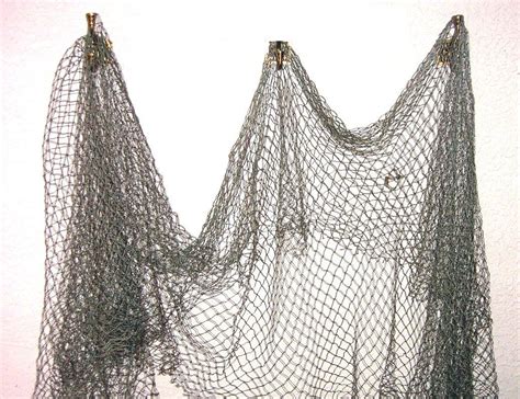 Fish Net Nautical Fishing Decor Large Mesh by TikiZone | Nautical fish decor, Nautical decor ...