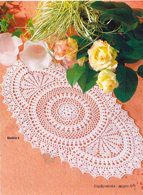 Circle Oval Crochet Doily Pattern ⋆ Crochet Kingdom