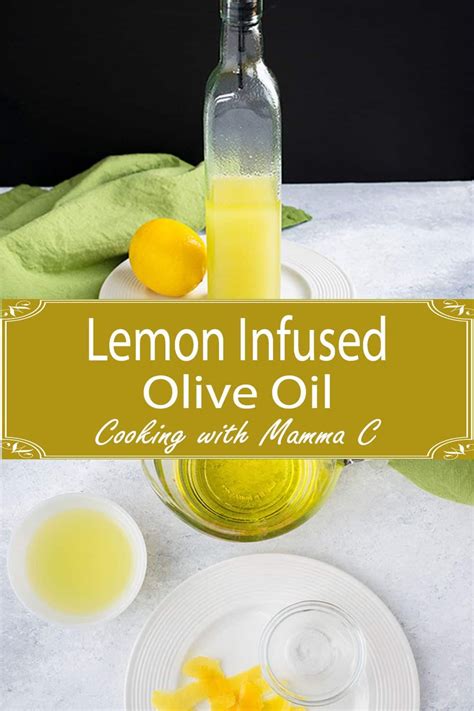 Lemon-Infused Olive Oil makes food taste fabulous! Don't miss this easy ...