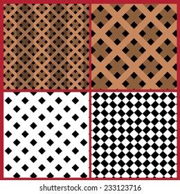 Wood Fence Patterns Other Patterns Stock Vector (Royalty Free) 233123716 | Shutterstock