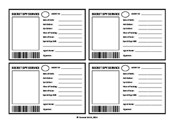 Free Printable Spy Id Cards - PRINTABLE TEMPLATES