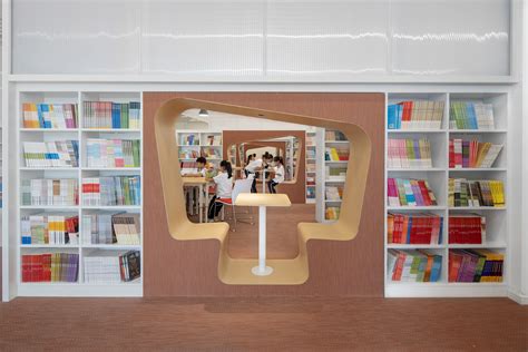 Gallery of Shanghai Conservatory of Music Experimental School Hebi Branch Library Interior ...