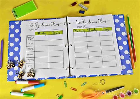 Free Printable Teacher Planner Template 2024 - 2025 | Lamberts Lately