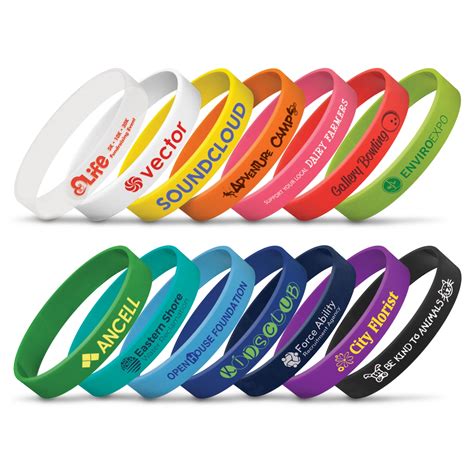 Plain Silicone Wristbands | Silicone Wristbands NZ | Coloured Silicone