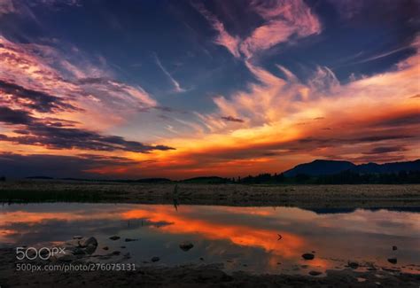 Sunset on the Forggensee by einaz80 | Forggensee, Allgäu, Schwaben