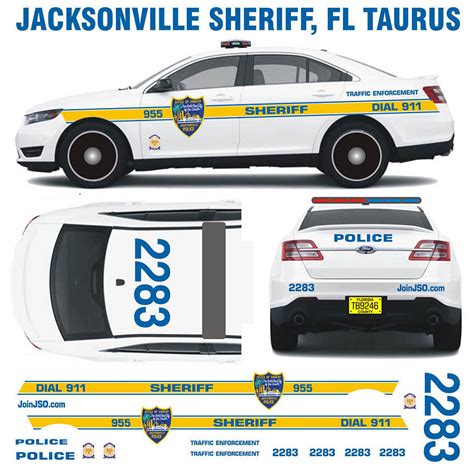 Jacksonville Sheriff, FL (Florida) – Taurus – Bilbozodecals