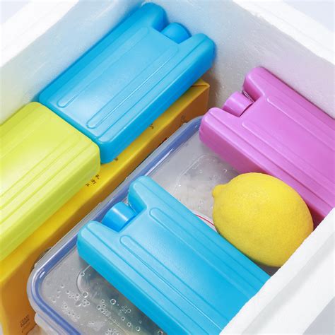 6 pcs Ice Packs Cool Reusable Freezer Pack Latest Colorful Cold Fresh | eBay