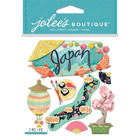 Jolee's Boutique Dimensional Stickers-Japan - Walmart.com - Walmart.com