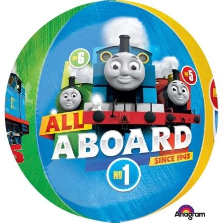 Thomas the Tank Engine Happy Birthday Balloon I Thomas Party Supplies