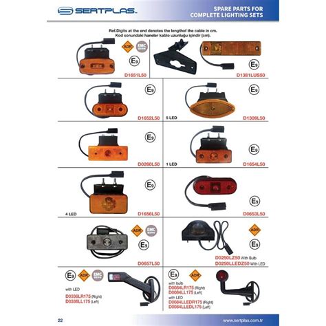 Spare Parts For Complete Lighting Sets 3