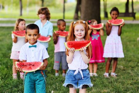 1,100+ Funny Children Eating Watermelon Stock Photos, Pictures ...