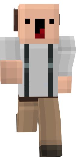 Derpy Blocky Old Man ( Derpy Guy ) DERP :P By BeachBum88 Minecraft Skin