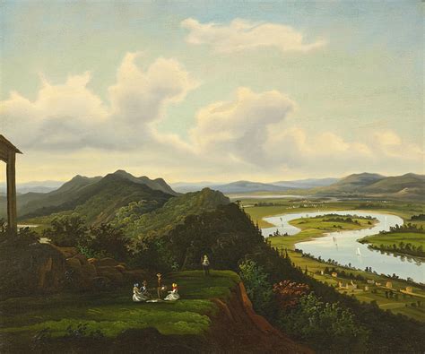 A View of the Oxbow from Mount Holyoke, Massachusetts Painting by ...