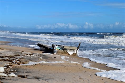Ocean Beach Debris Free Stock Photo - Public Domain Pictures