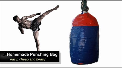 Homemade Punching Bag | easy, cheap and heavy - YouTube