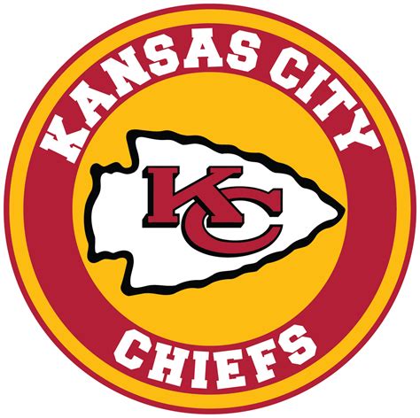 Kansas City Chiefs Circle Logo Vinyl Decal / Sticker 5 sizes!! | Sportz For Less