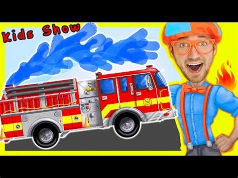 Monster Truck Song Educational Videos For Preschoolers Blippi