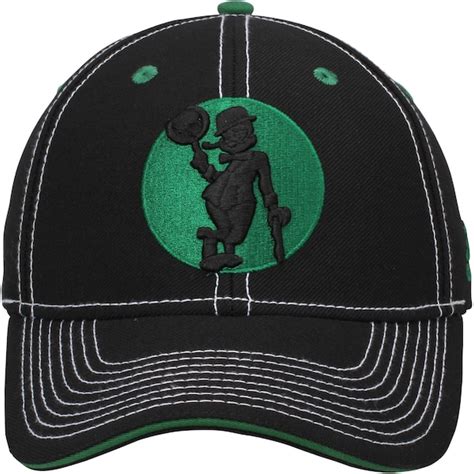 Boston Celtics adidas Secondary Logo Structured Adjustable Hat - Black ...