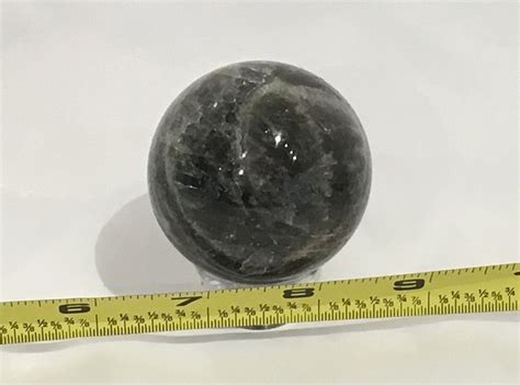 BLACK MOONSTONE Sphere// Moonstone Sphere// Crystal Sphere// Healing Gemstone// Crystal Ball ...