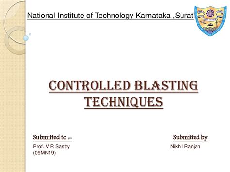 Controlled Blasting Techniques | Applied And Interdisciplinary Physics | Physics & Mathematics ...