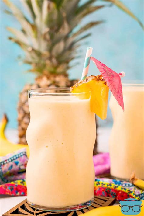 Pineapple Smoothies - The Country Cook