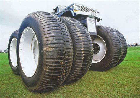 BIGFOOT V wearing dual tundra tires. #MonsterTrucks | Monster trucks, Mud trucks, Ford trucks