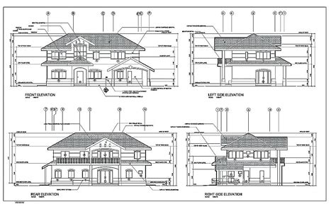 Bungalow Elevation Drawing at PaintingValley.com | Explore collection ...