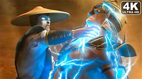 Raiden Kills Shao Kahn Scene 4K ULTRA HD - MORTAL KOMBAT - YouTube