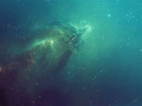 HD wallpaper: ghost nebula-Space Photo Wallpaper, Milky Way galactic ...