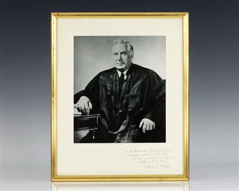 Warren E. Burger Signed Photograph Irving Kaufman