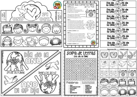 Estupendas actividades para trabajar en el día de la ONU 24 de octubre | Material Educativo