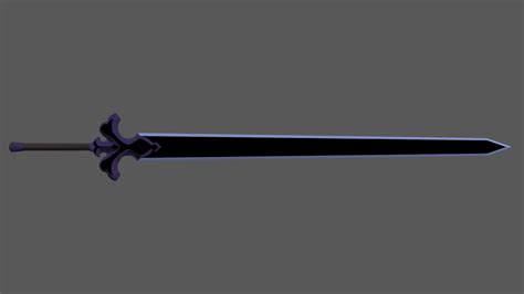 SAO Alicization Night Sky Sword - Download Free 3D model by syahhz ...