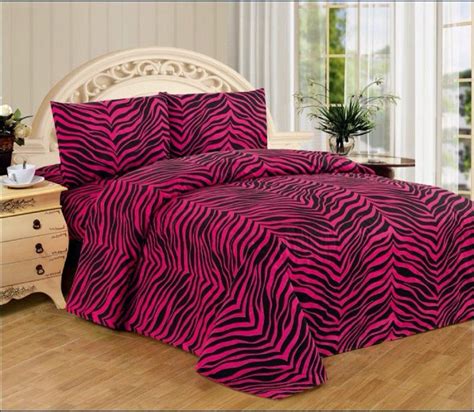 3 Piece Zebra Animal Print Super Soft Executive Collection 1500 Series ...