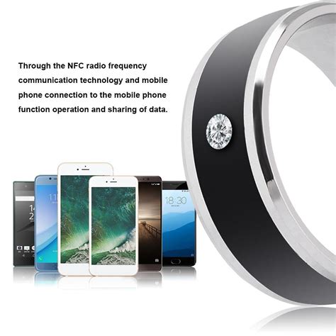 Buy Tebru NFC Multi-function Smart Ring, NFC Multi-function Smart Rings Magic Wearable Device ...