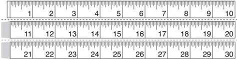 Printable Paper Measuring Tape