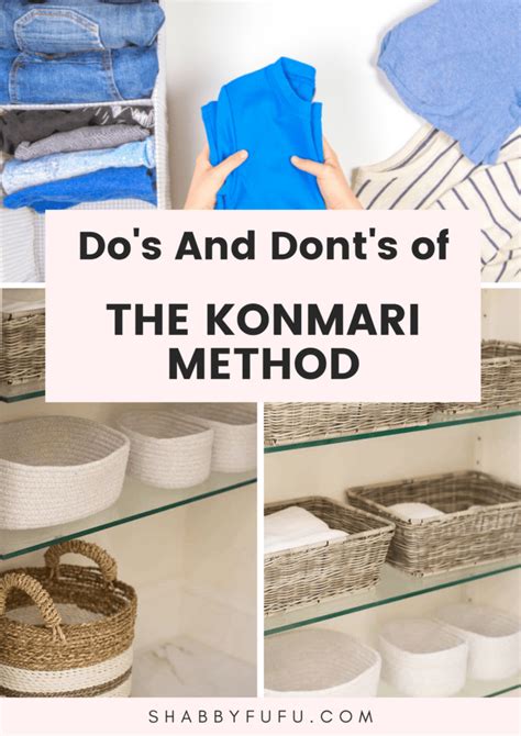 Do's And Dont's Of The KonMari Method - shabbyfufu.com