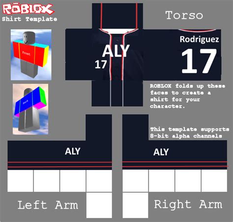 Roblox jersey template - vinajnr